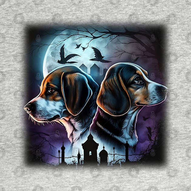 Gothic Beagles by Enchanted Reverie